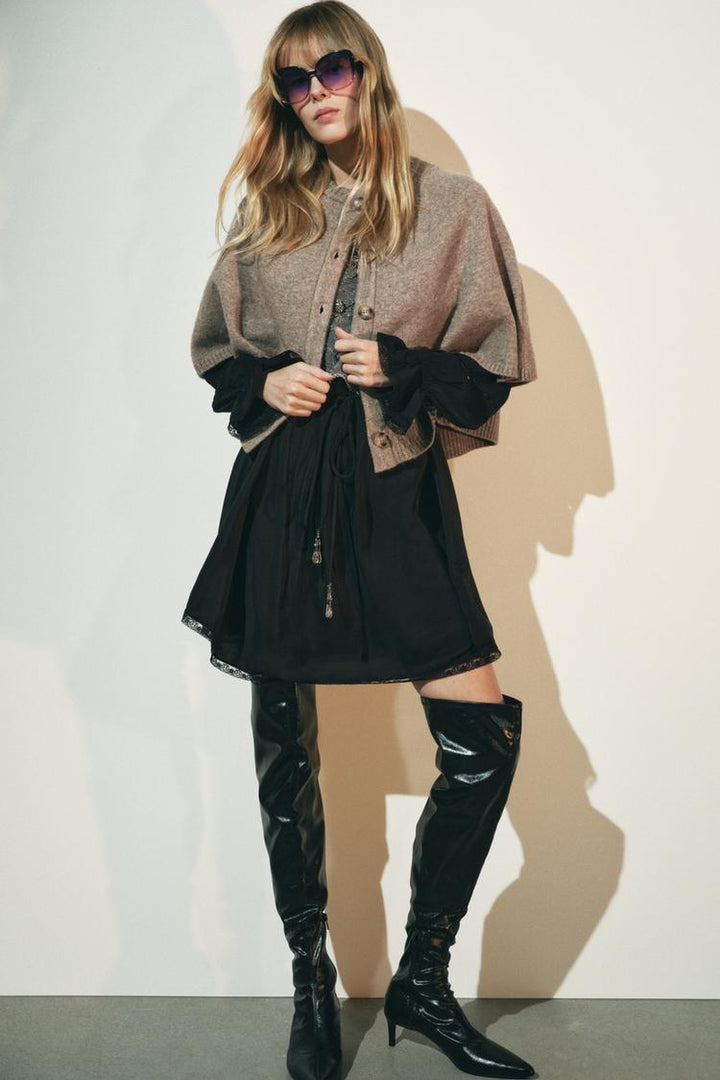 BB™ | Knit Cape Jacket