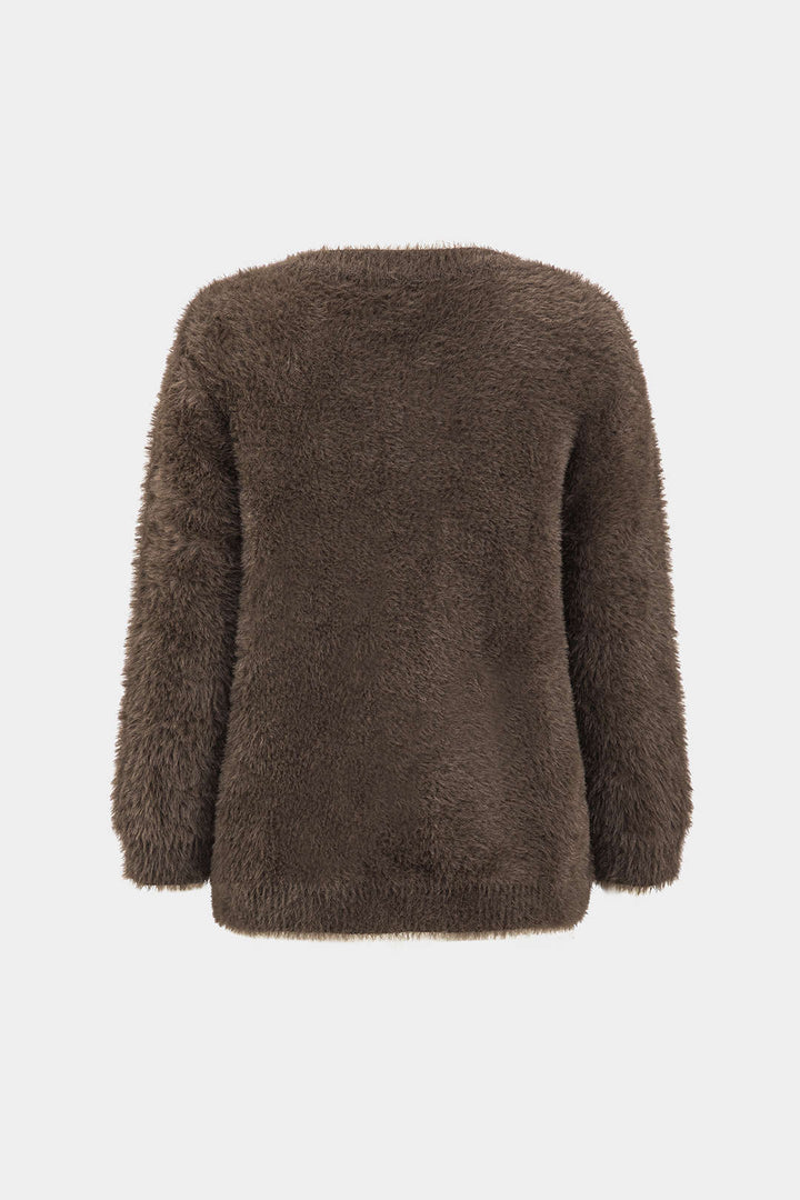 BB™ | Knitted Button Long-Sleeve Cardigan