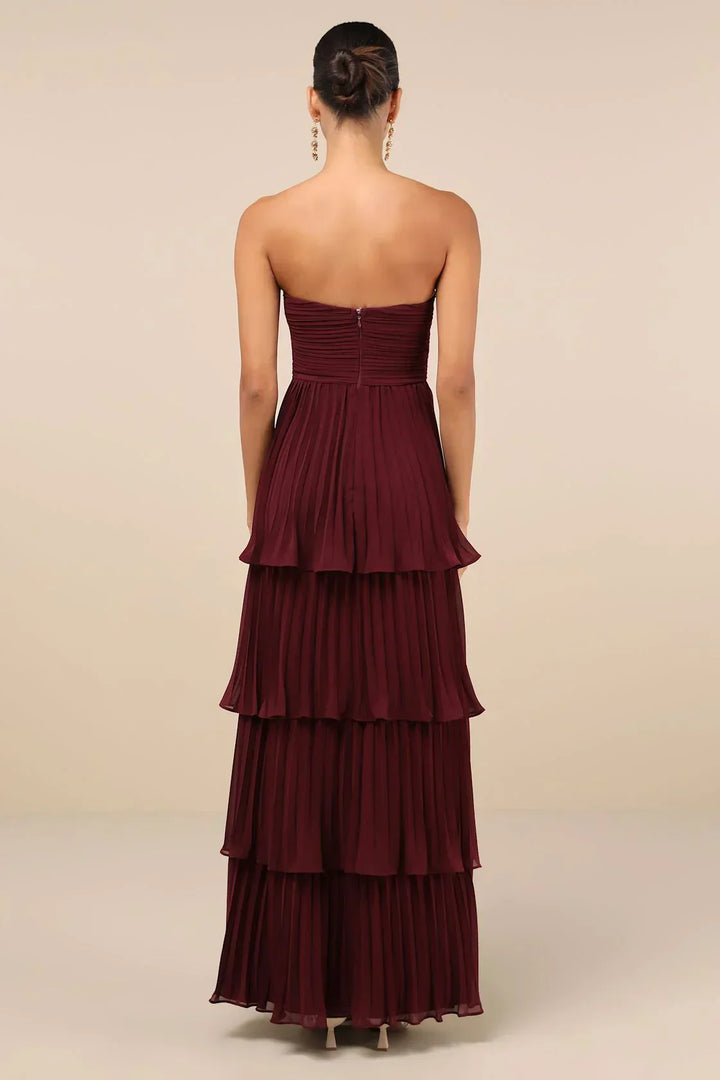 BB™ | Strapless Tiered Dress