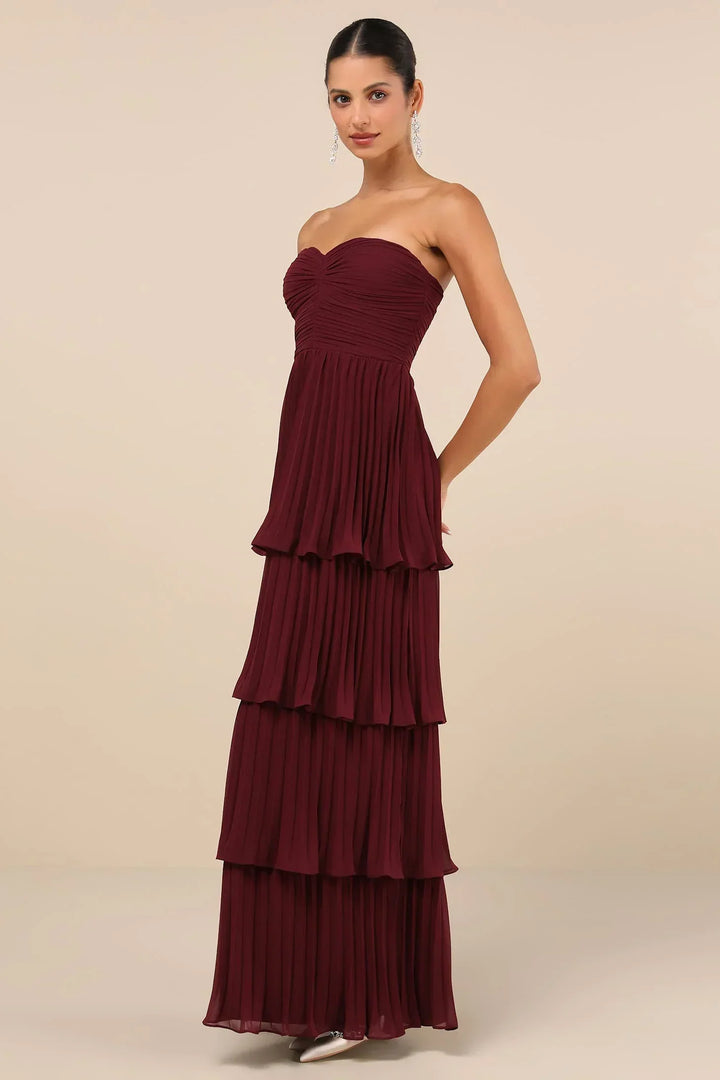 BB™ | Strapless Tiered Dress