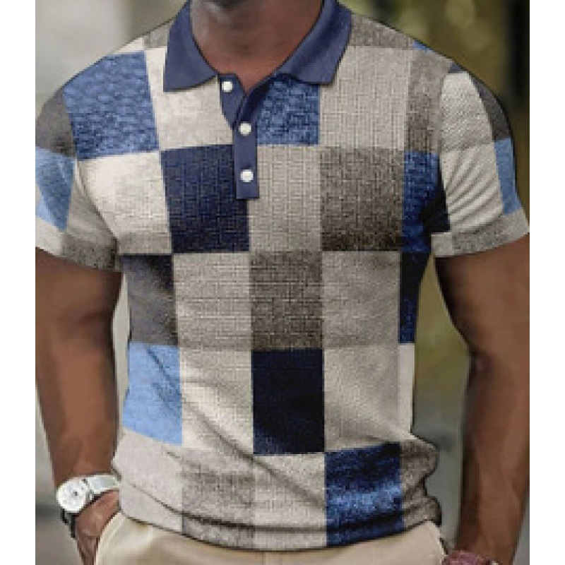 Elowen | Trendy Checkered Polo Top