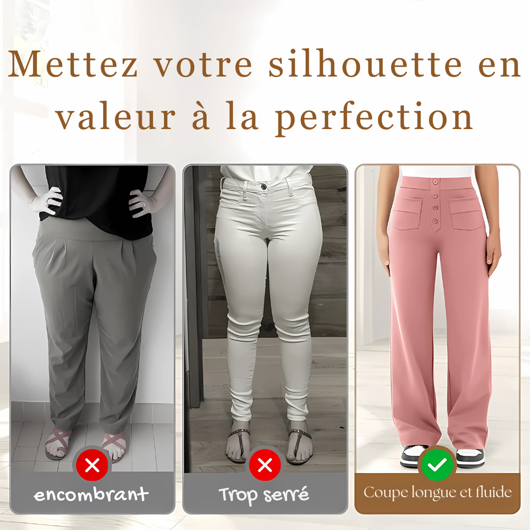 Brigitte Bordeaux | Elegant Comfort Trousers