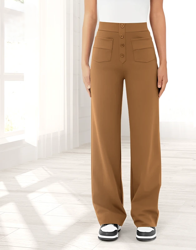 Brigitte Bordeaux | Elegant Comfort Trousers