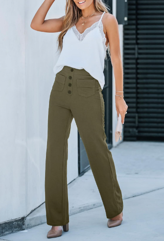 Brigitte Bordeaux | Elegant Comfort Trousers