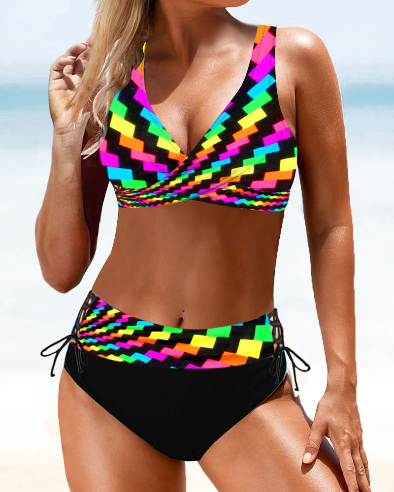 Eva - Cheerful Colourful Bikini