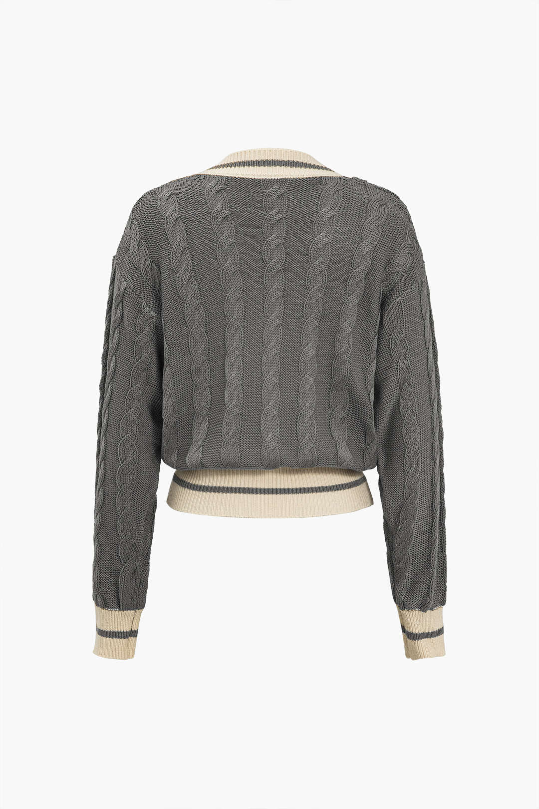 BB™ | Block Print Button Sweater Cardigan