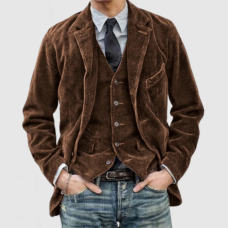 DILLAN - CLASSIC VINTAGE JACKET & WAISTCOAT SET