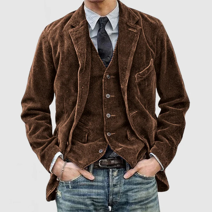 DILLAN - CLASSIC VINTAGE JACKET & WAISTCOAT SET