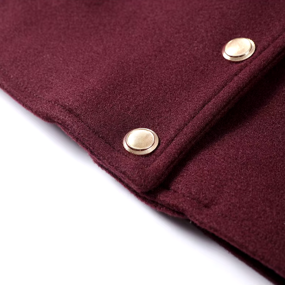 BB™ | Burgundy Single-Breasted Jacket