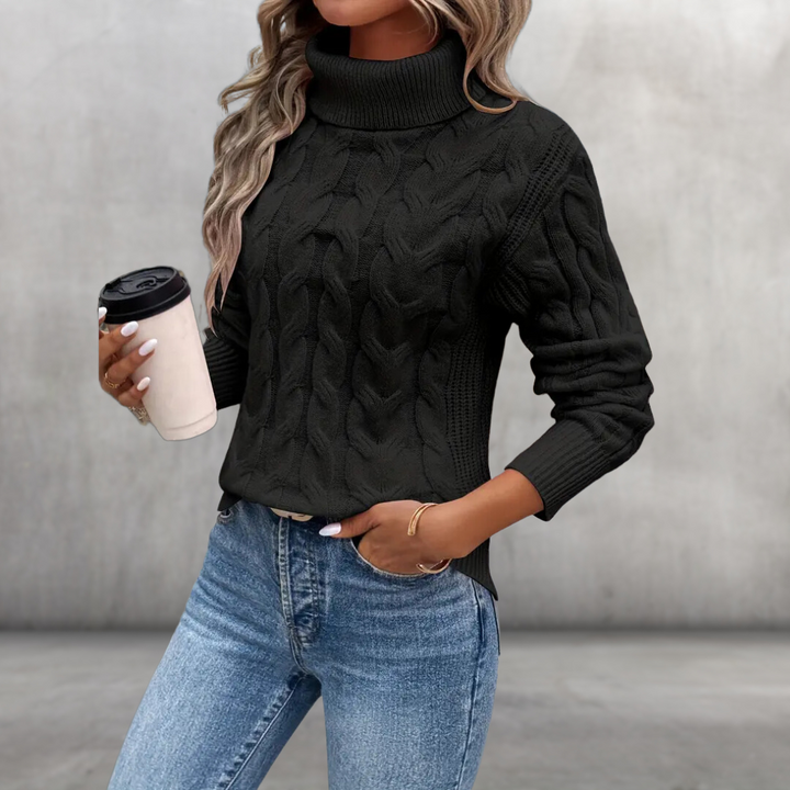 BB™ | Twisted Turtleneck Sweater