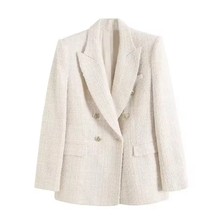 Lotte - Long-Sleeve Notched Collar Blazer