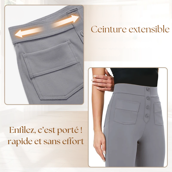 Brigitte Bordeaux | Elegant Comfort Trousers