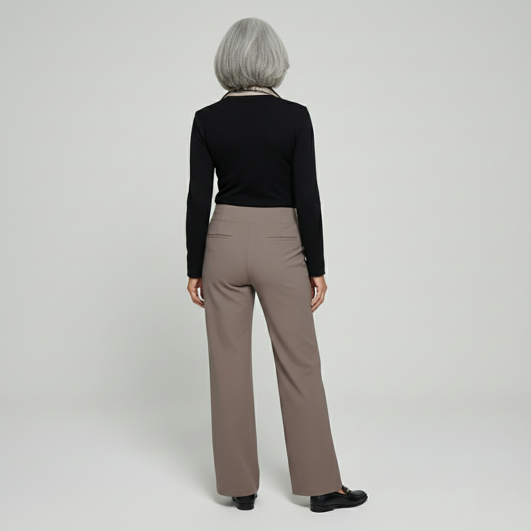 The Céline™ Trousers | Comfortable Stretch Fabric & Slimming High Waist