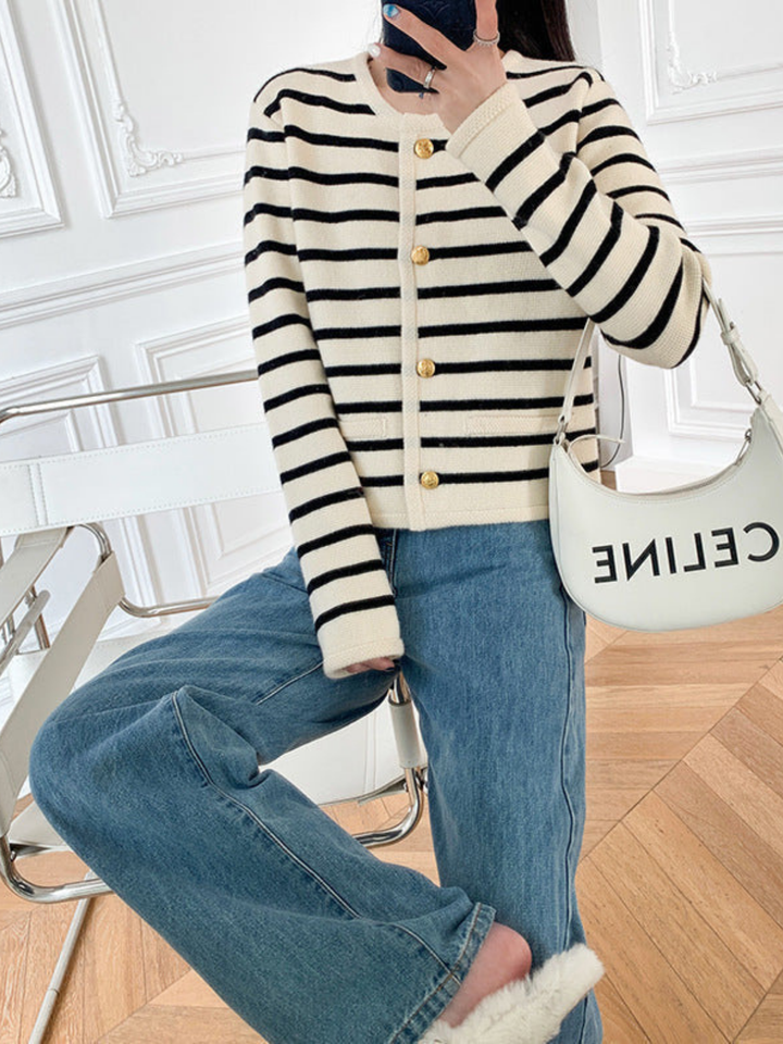 BB™ | Striped Knitted Cardigan