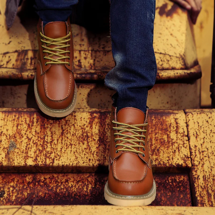 Cole™ | Classic Leather Vintage Boots