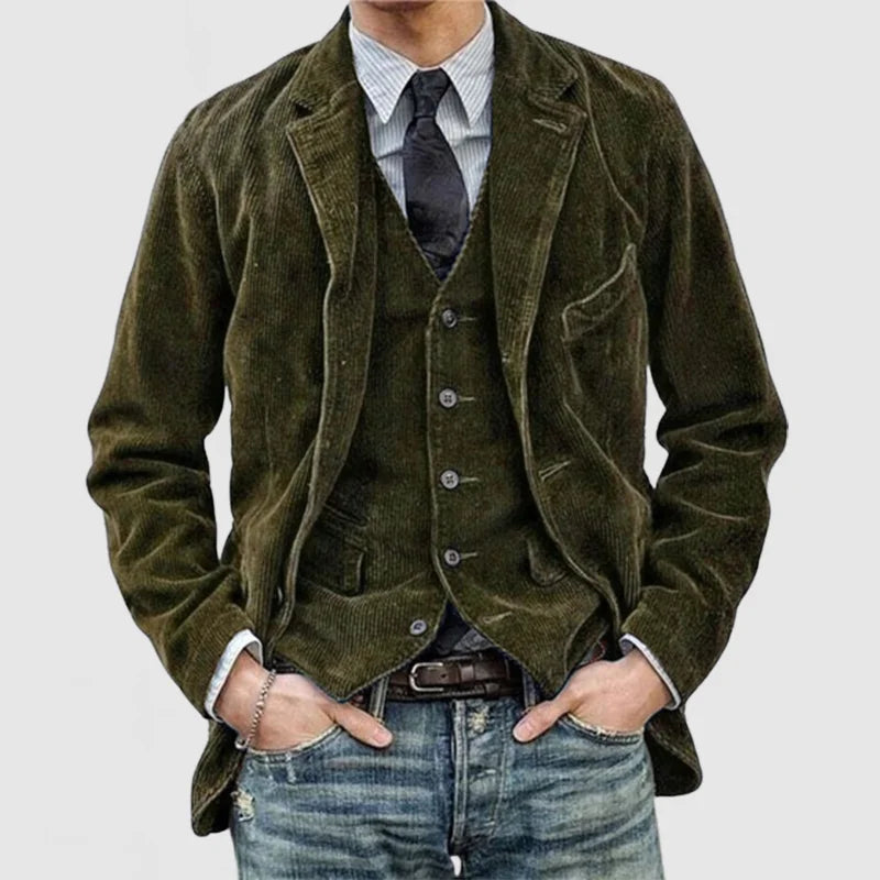 DILLAN - CLASSIC VINTAGE JACKET & WAISTCOAT SET