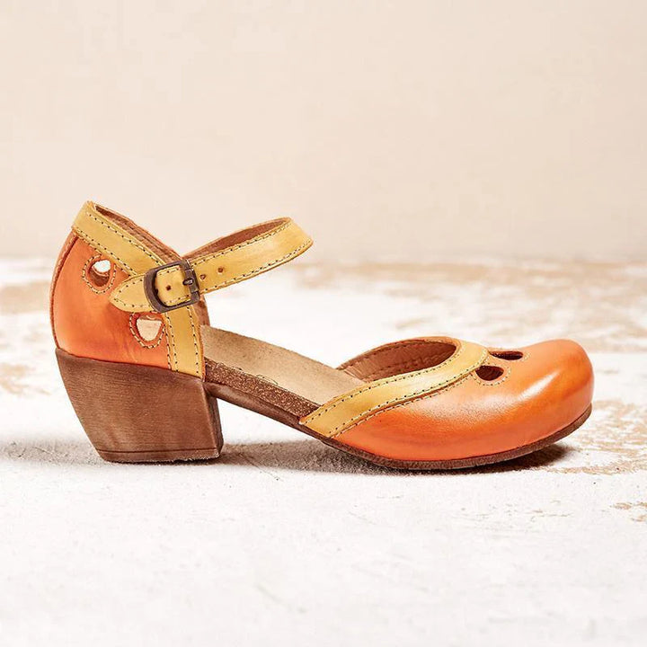 Cella - Comfortable Low Heel Sandals