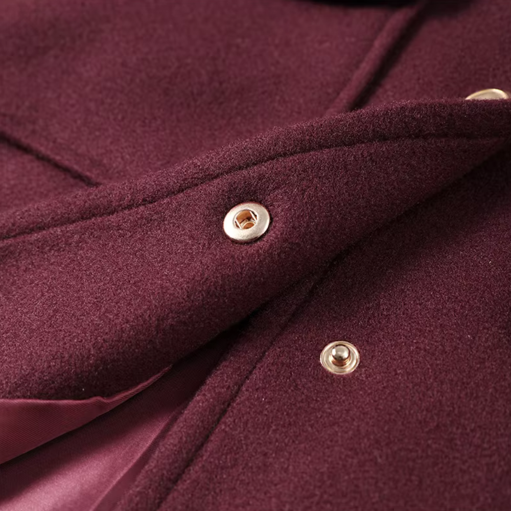 BB™ | Burgundy Single-Breasted Jacket