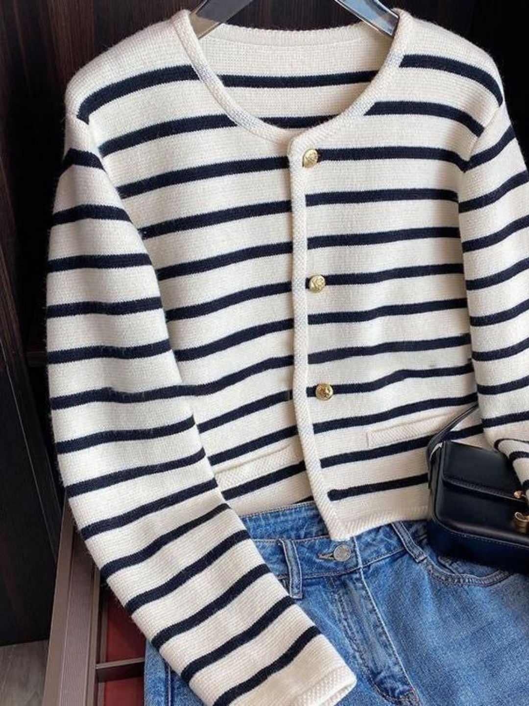 BB™ | Striped Knitted Cardigan