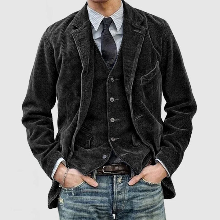 DILLAN - CLASSIC VINTAGE JACKET & WAISTCOAT SET