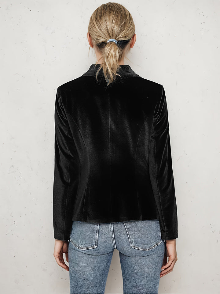 Maureen – Velvet Slim-Fit Blazer