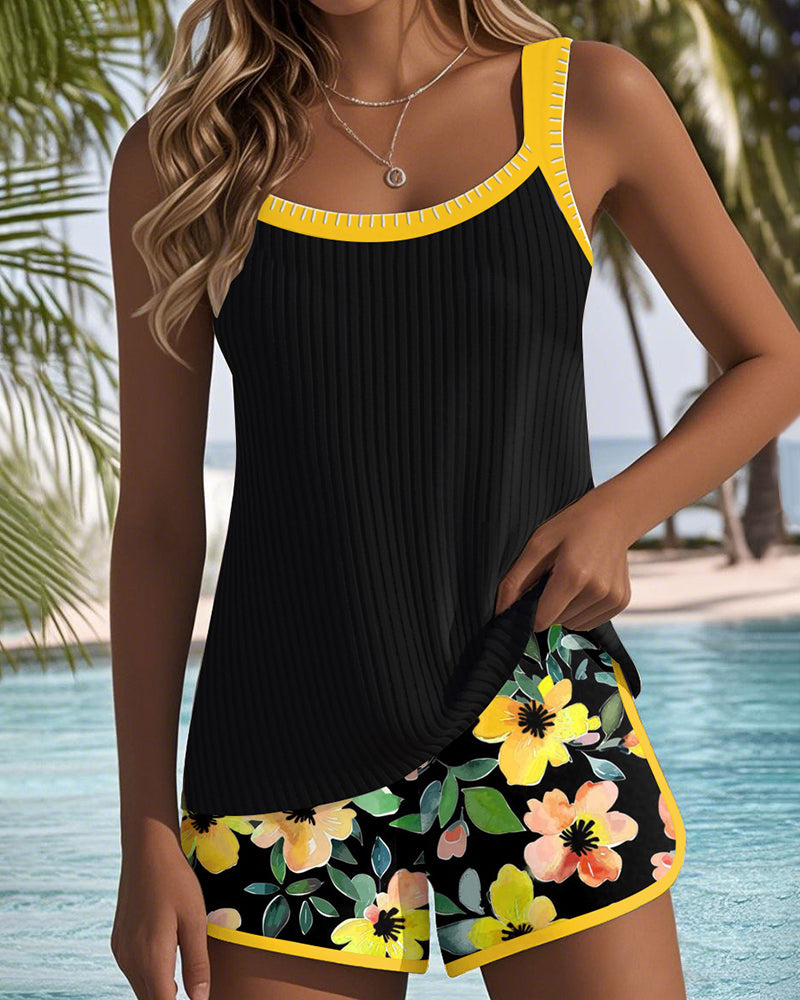Laluna® | Two-Piece Elegant Tankini Set