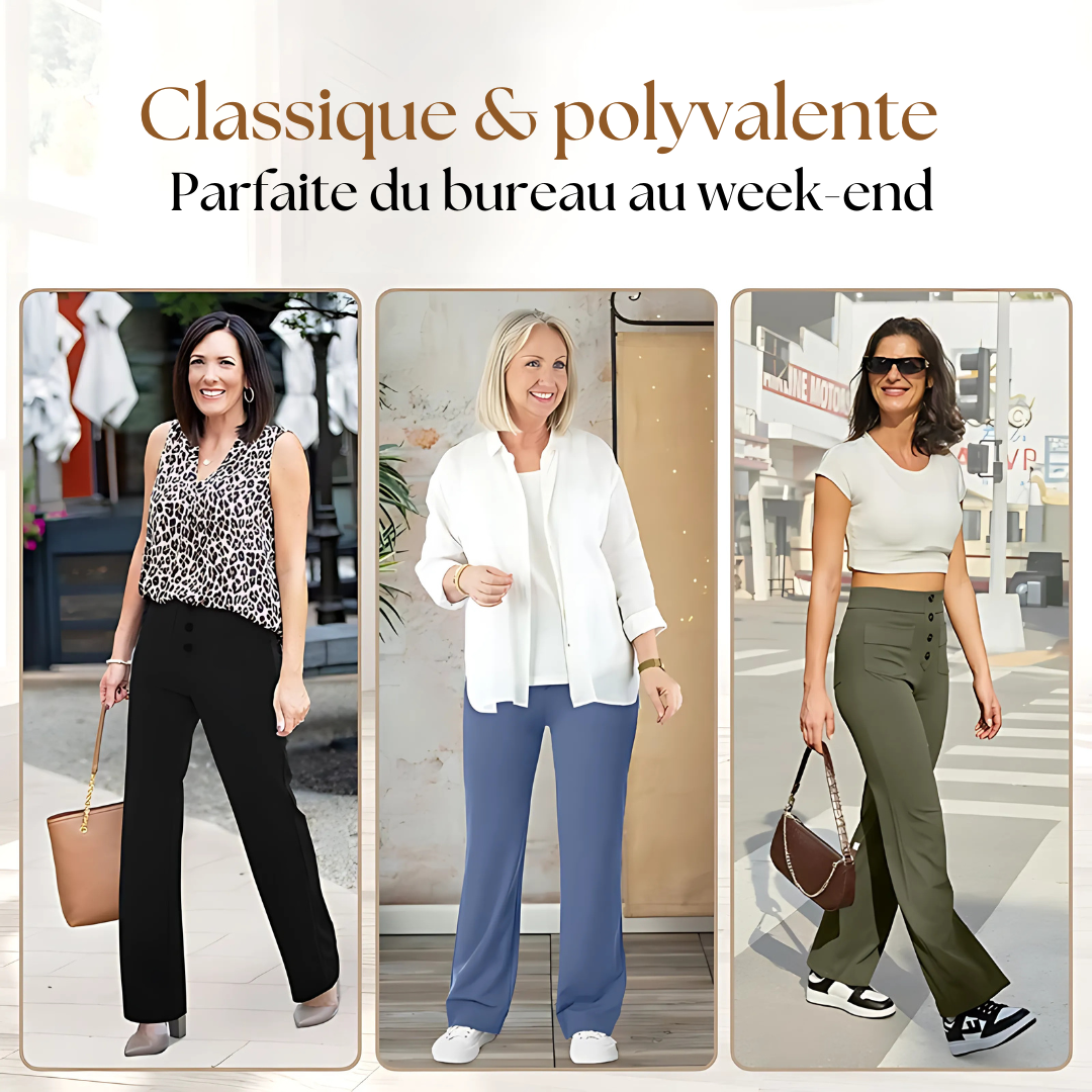 Brigitte Bordeaux | Elegant Comfort Trousers