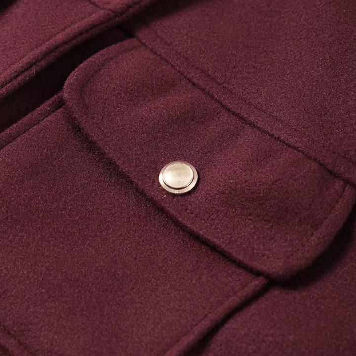 BB™ | Burgundy Single-Breasted Jacket