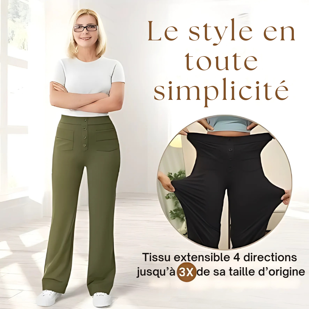 Brigitte Bordeaux | Elegant Comfort Trousers