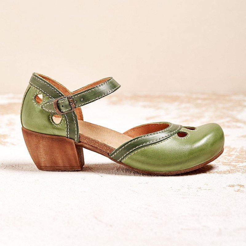Cella - Comfortable Low Heel Sandals