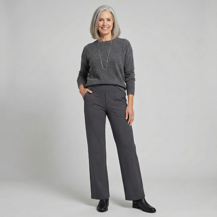 The Céline™ Trousers | Comfortable Stretch Fabric & Slimming High Waist