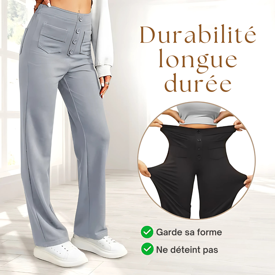 Brigitte Bordeaux | Elegant Comfort Trousers