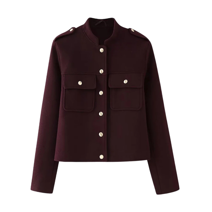 BB™ | Burgundy Single-Breasted Jacket