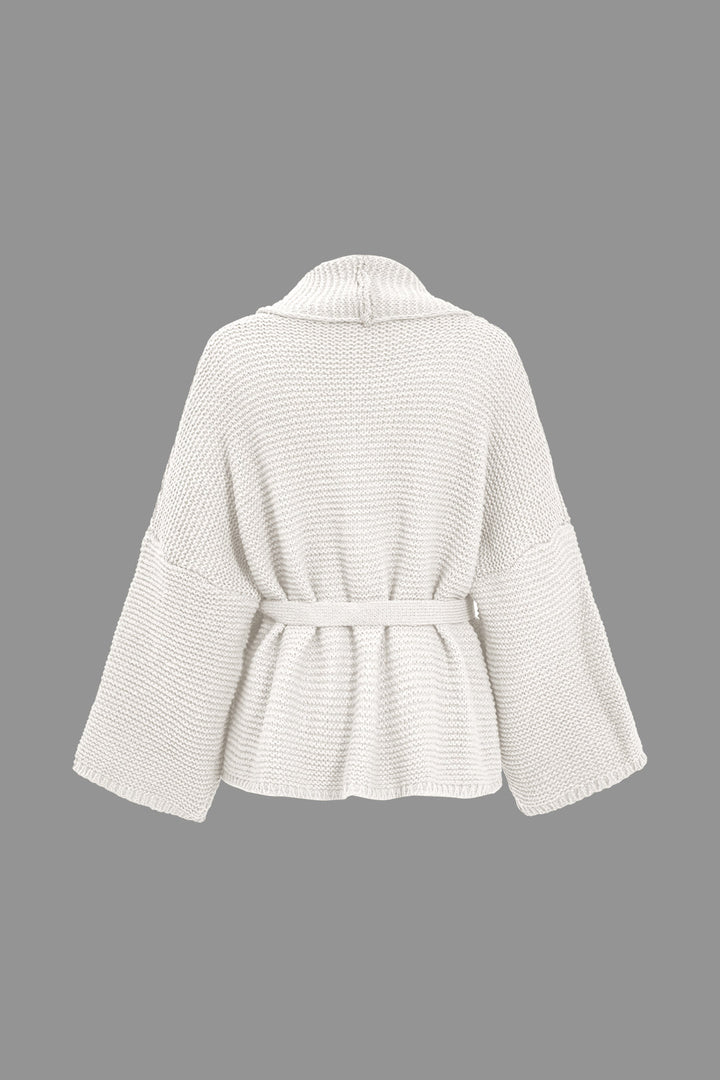 BB™ | Belted V-neck Sweater Cardigan