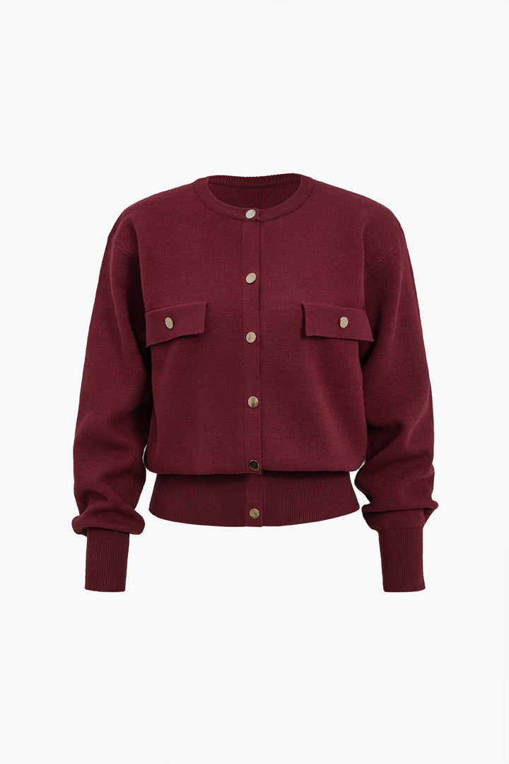 BB™ | Solid Knit Button Cardigan