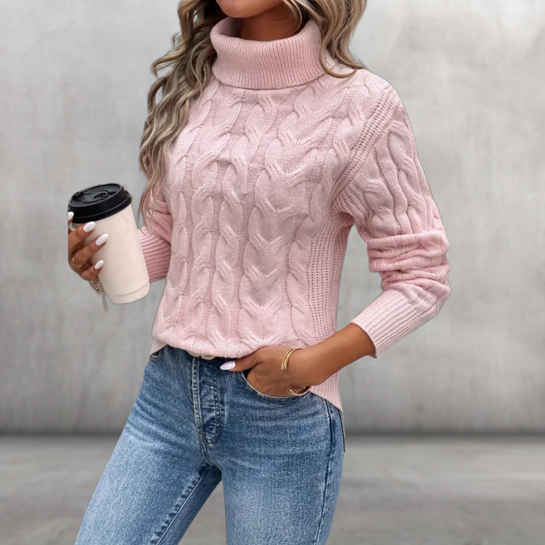 BB™ | Twisted Turtleneck Sweater