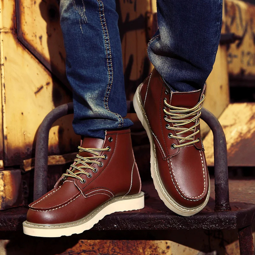 Cole™ | Classic Leather Vintage Boots