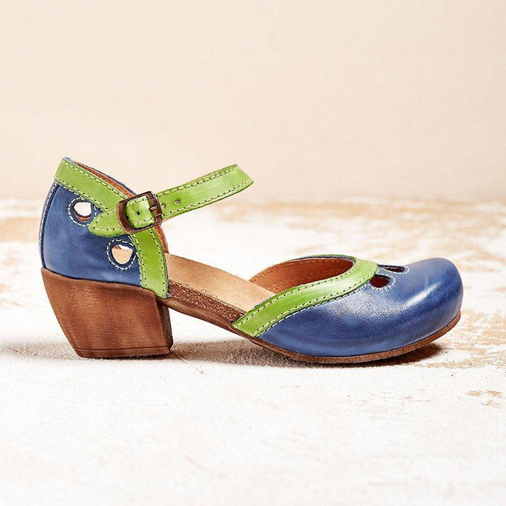 Cella - Comfortable Low Heel Sandals