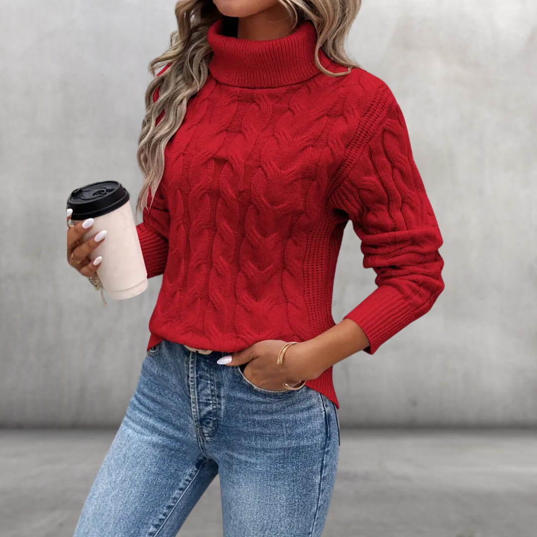 BB™ | Twisted Turtleneck Sweater