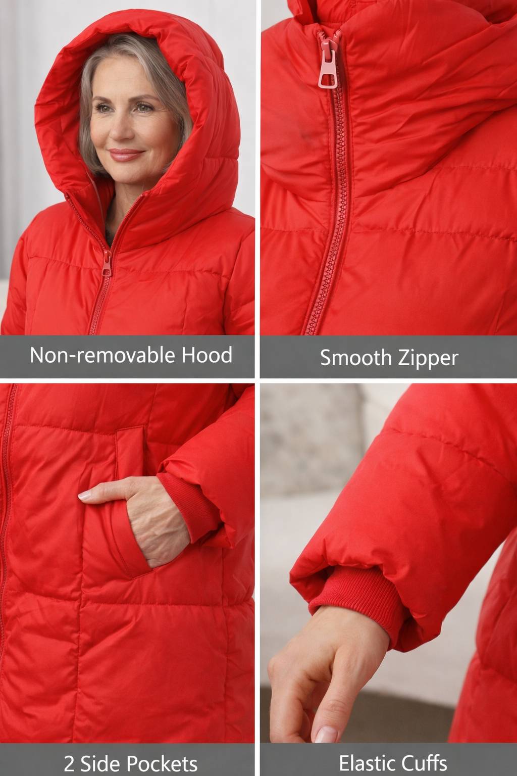 Amy  |  Hooded Puffer Jacket