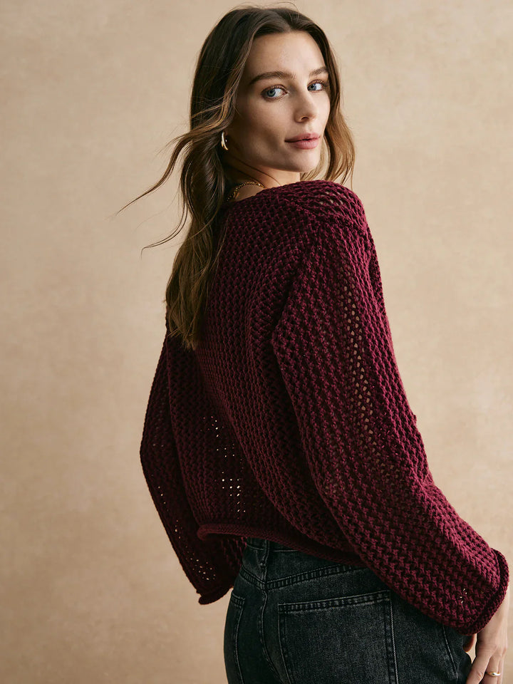 BB™ | Knitted Burgundy Sweater