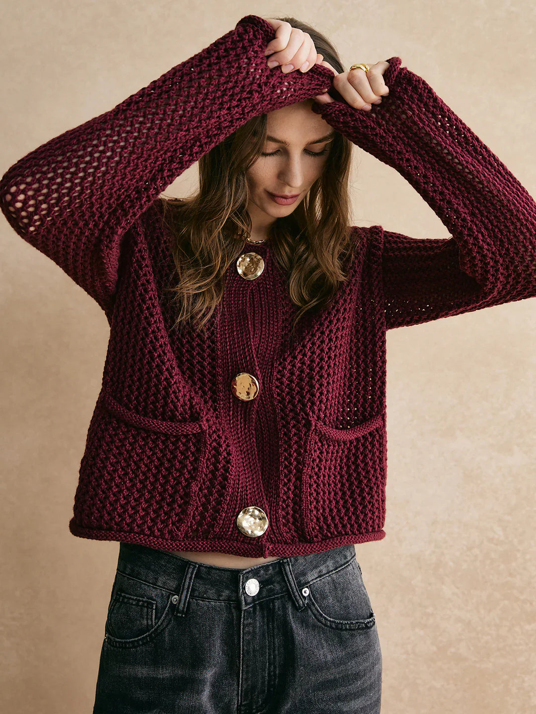BB™ | Knitted Burgundy Sweater