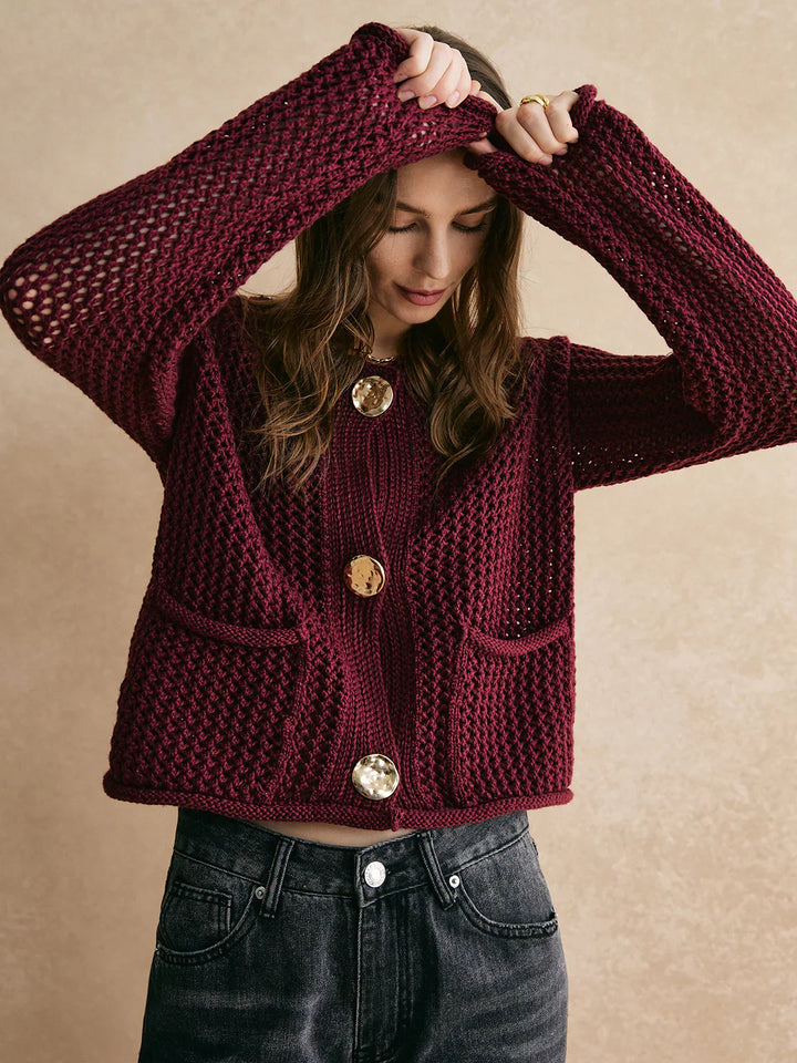 BB™ | Knitted Burgundy Sweater