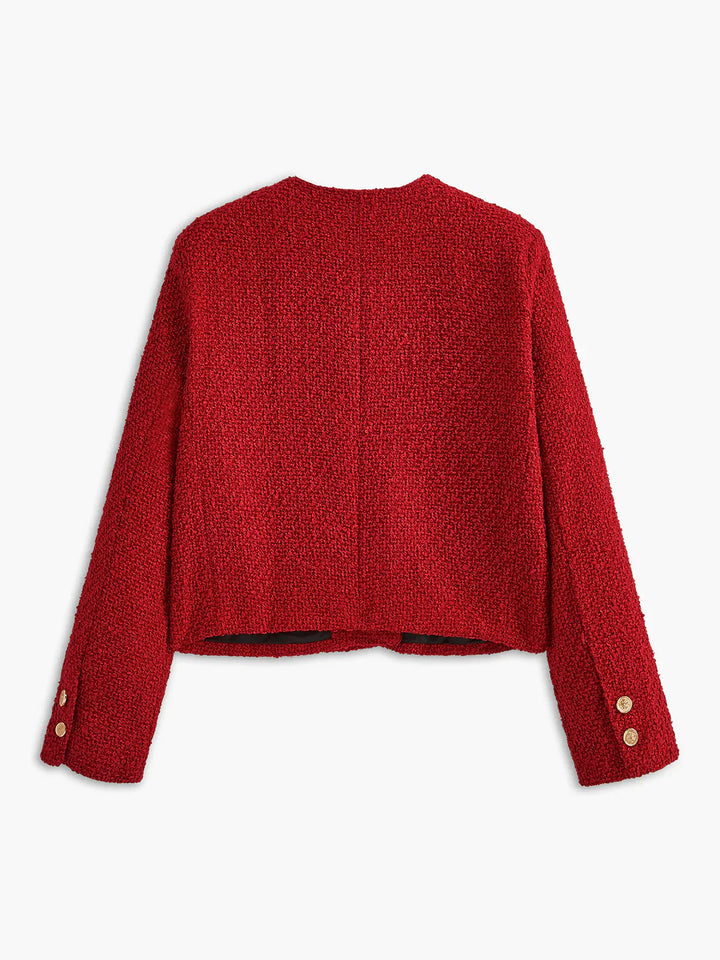 BB™ | Elegant Button Tweed Jacket