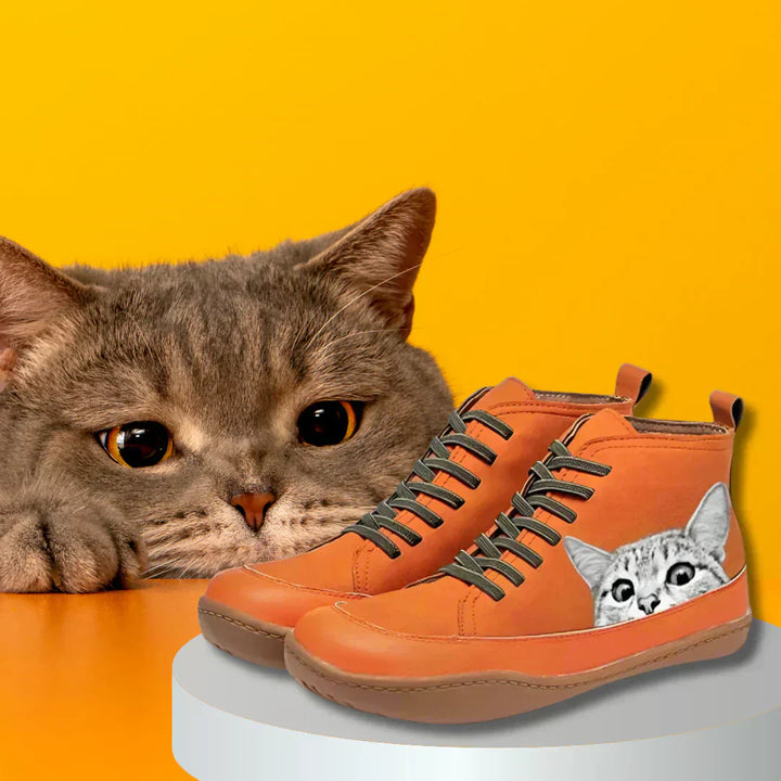 ELENA – LEATHER BOOTS FOR CAT LOVERS