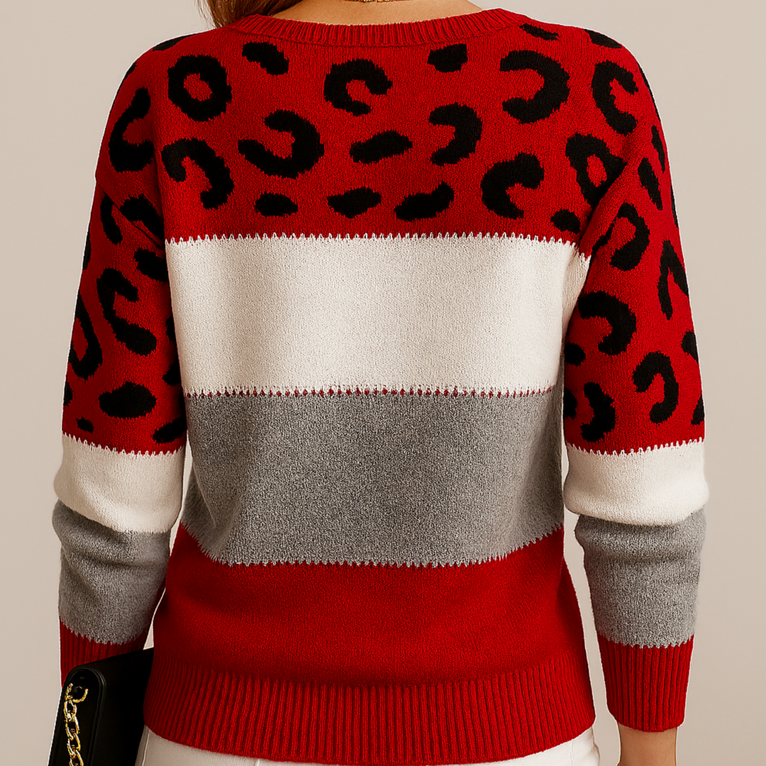 Leopard Elegance Sweater