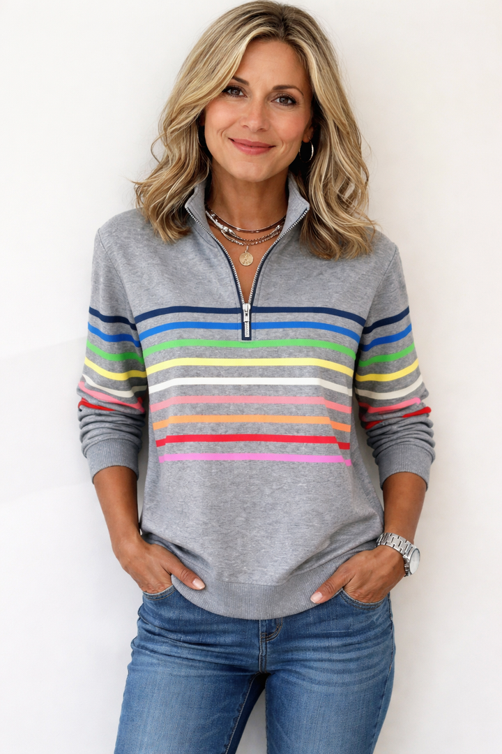 MARY™ | Casual jumper with comfort and colourful style for every day