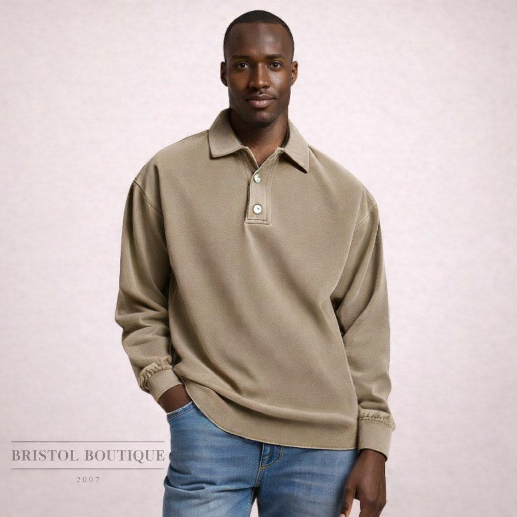 Casen – Retro Long-Sleeve Shirt