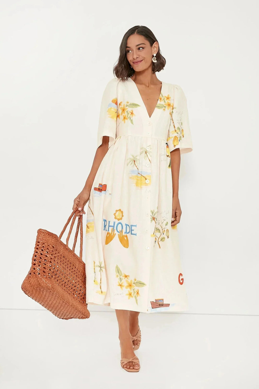 BB™ | Linen Midi Dress