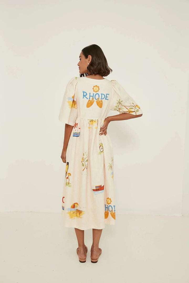 BB™ | Linen Midi Dress